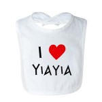 I LOVE Yiayia and Papou - Greek Feeding Bib 